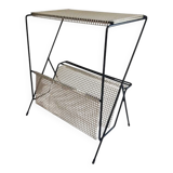 Side table with integrated magazine rack Tjerk Reijenga Pilastro 1950s