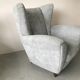 Paire de fauteuils italiens en velours