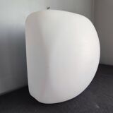 Large square ceiling/wall light in vintage opaline