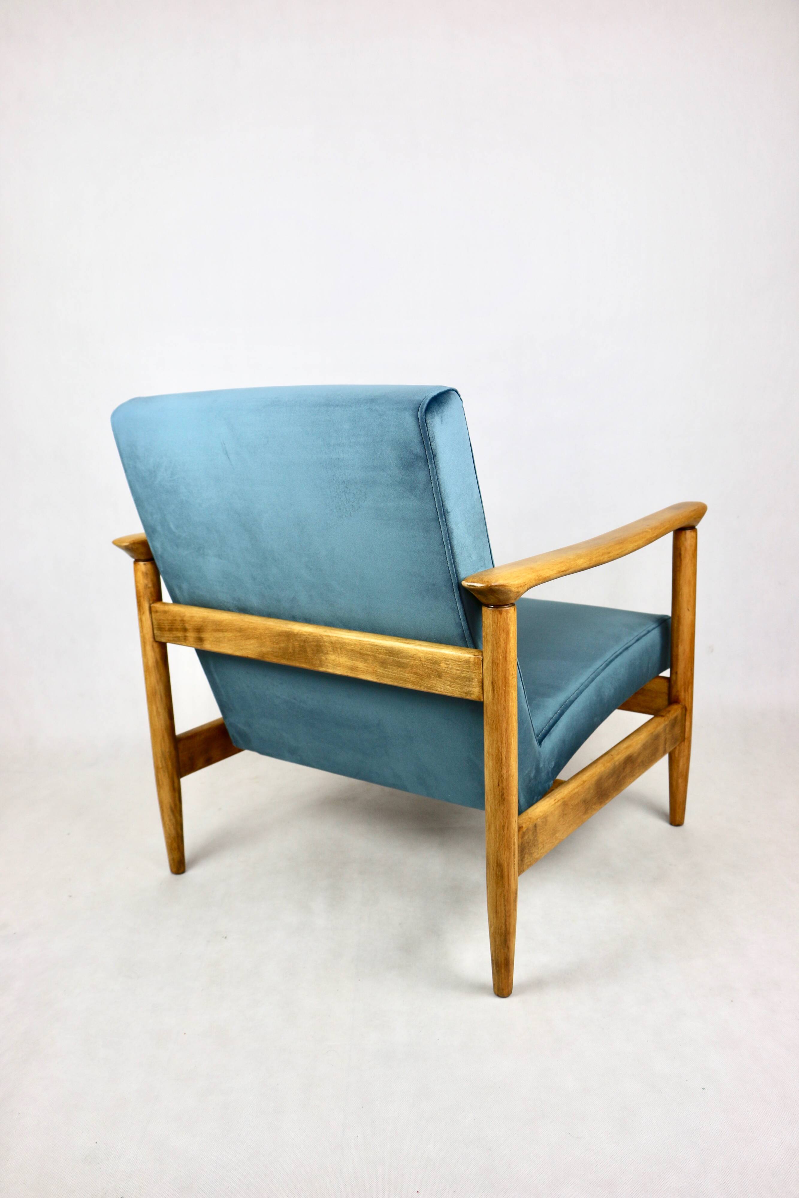 Fauteuil Blue Ocean GFM-142 par Edmund Homa, 1970s