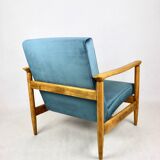 Fauteuil Blue Ocean GFM-142 par Edmund Homa, années 1970
