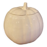 White earthenware pumpkin-shaped candy
