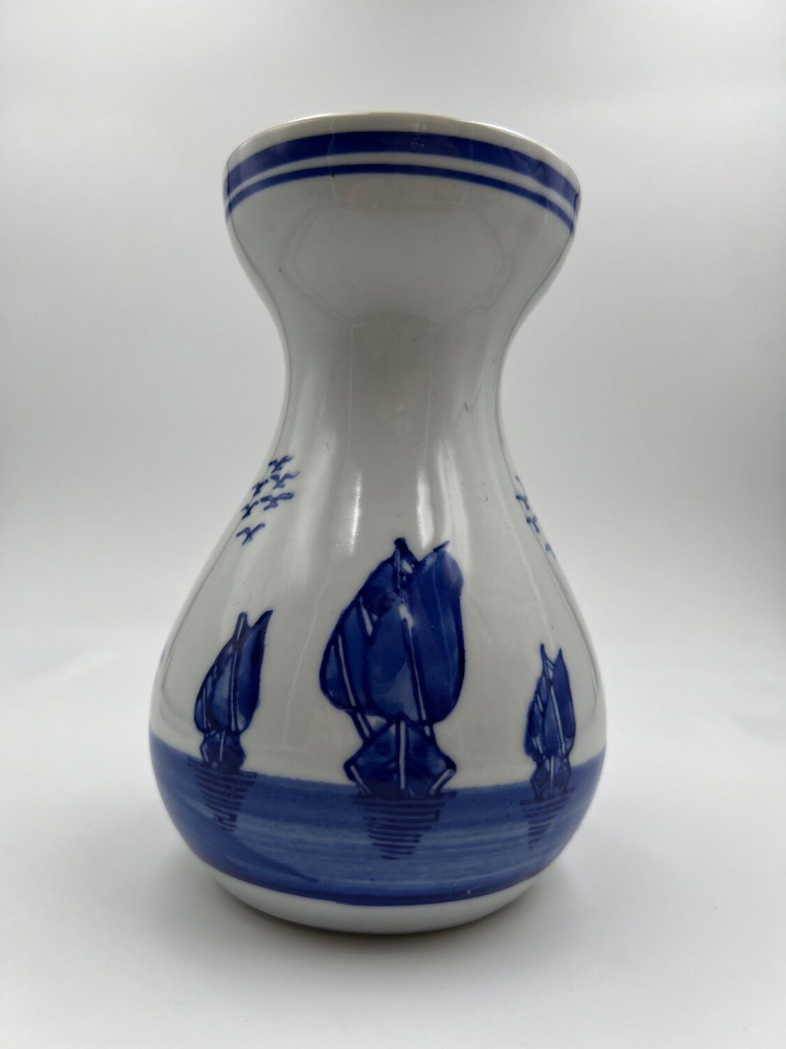 Hand-painted ceramic vase