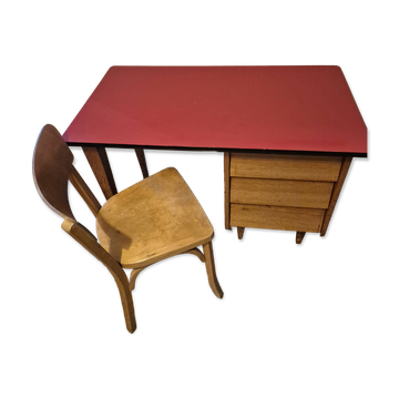Vintage wooden desk from the 50s/60s.