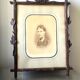 Antique Frame carved wood measurements 49 cm x 39 cm