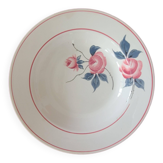 2 Céranord soup plates, Marie Louise model