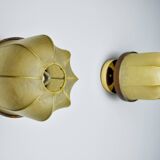 Pair of “cocoon” wall lights, Italy, 1970