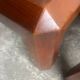 Pair of 1970s Checkered Parquet Side Tables — Warm Walnut Brown Wood, Geometric