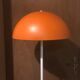 Vintage 70s orange and white lamp