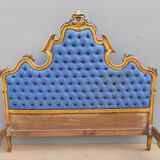 Bed frame gilded wood rocaille style