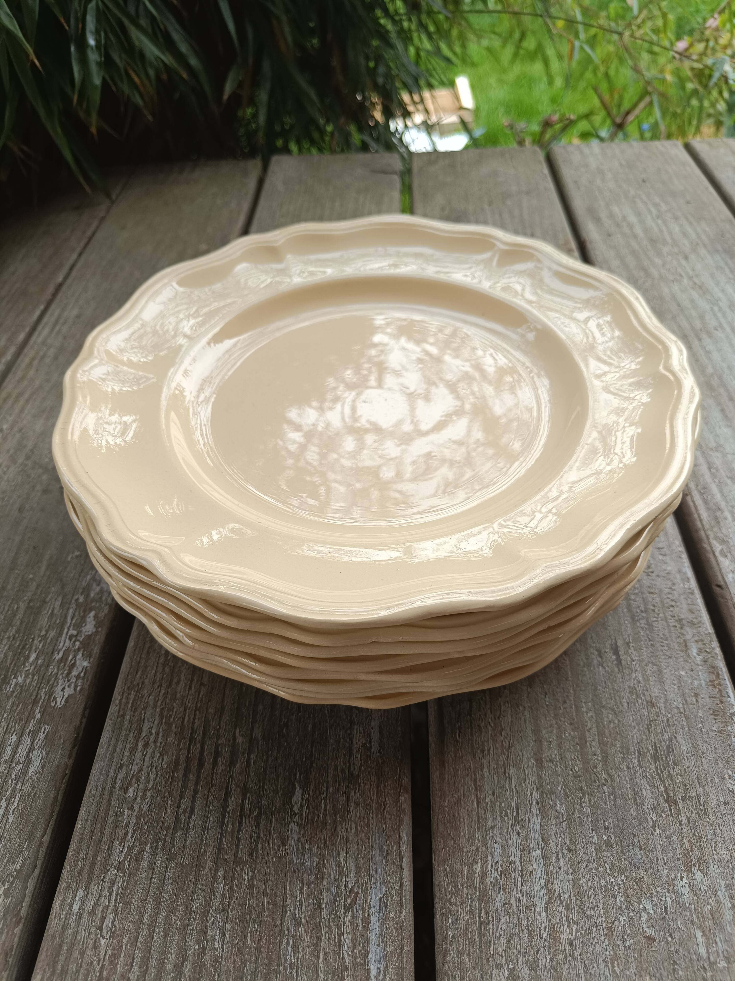 Lot of Sarreguemines plates