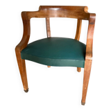 Cherry wood armchair
