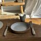 Alfénide cutting service consisting of a fork and a knife L27