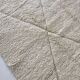 Moroccan Berber carpet Beni Ouarain with diamonds ecrus 2,44x1.61m
