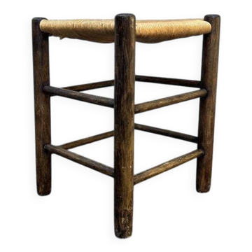Antique solid wood stool