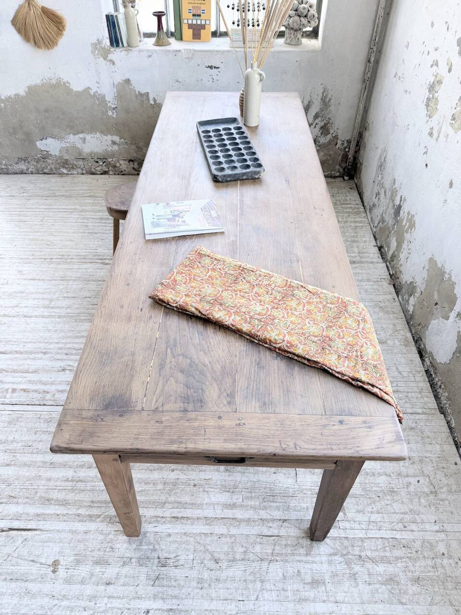 XL oak farmhouse table 1950 235cm