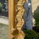 Gold fireplace mirror 184x120cm