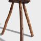 French Olive Wood Rustic / Wabi Sabi Accent Side Table / Stool, Early 20th C.