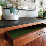 Old craft counter sliding doors