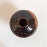 Soliflore two-tone glazed stoneware 1970s height 19 cm