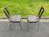 Paire de chaises vintage