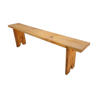 Wooden bench