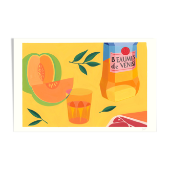 Original painting, summer wine