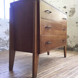 Vintage chest of drawers gilded oak