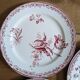 Three Fontanges Sarreguemines flat plates