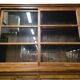 Armoire, vaisselier vitré vintage en bois