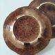 Two antique plates - Rubelles Enamel Factory (circa 1845–1855)