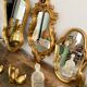 Old gilded mirror