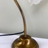 Brass tulip lamp
