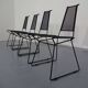 Metal Chairs by Rolf Rahmlow, 1980s, Set of 4