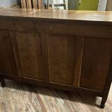 Louis XV style Provencal sideboard in solid walnut circa 1900