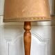 Art Deco wooden lamp foot 50cm