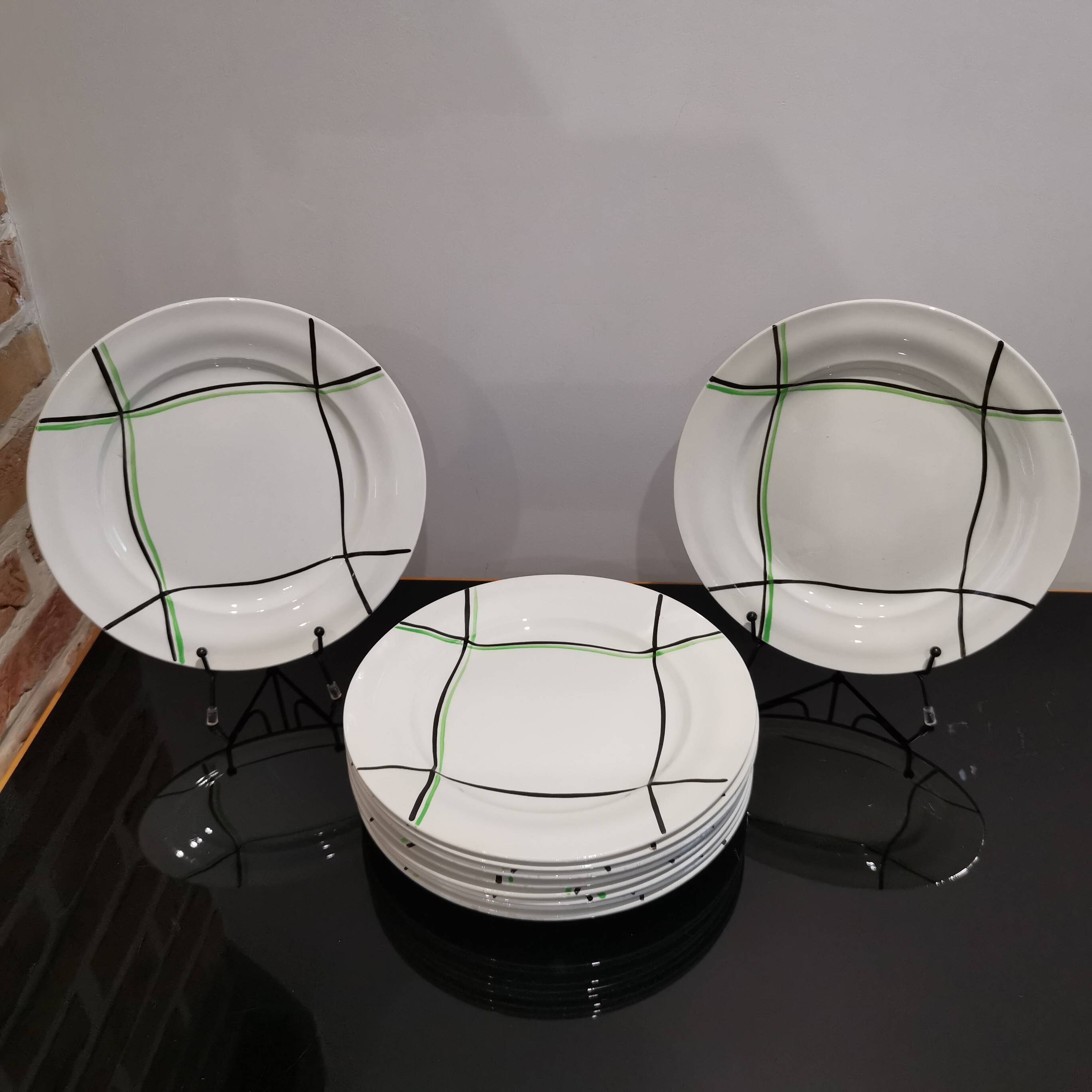 10 Céranord St Amand flat plates “Bayonne” model