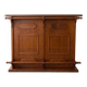 Meuble bar en bois massif style traditionnel