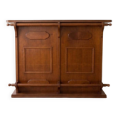 Solid wood bar cabinet in traditional style