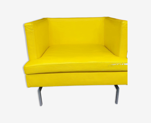 Fauteuil Cinna stricto Sensu en cuir par Gomez