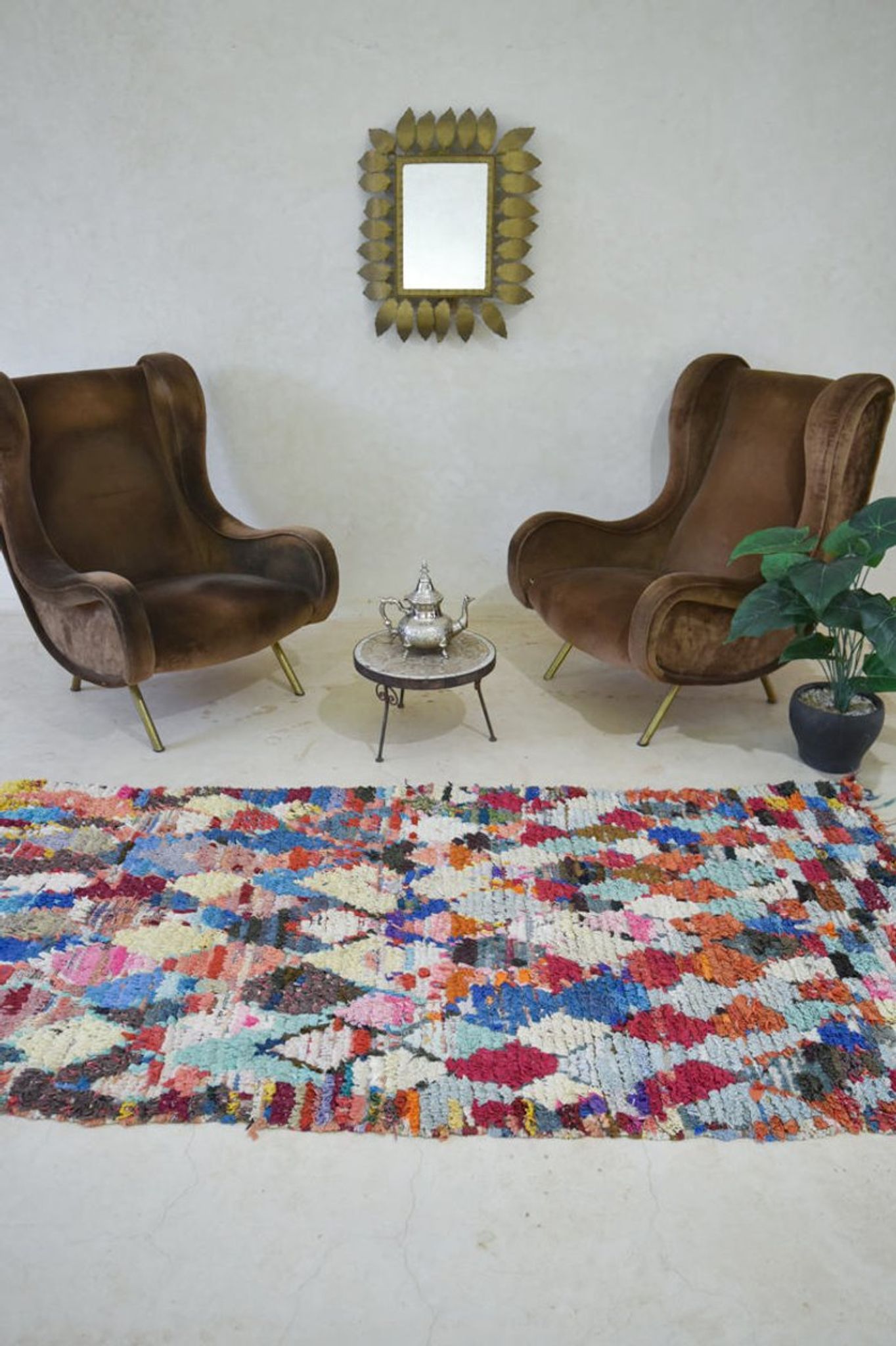 Carpet boucherouite 135x155cm