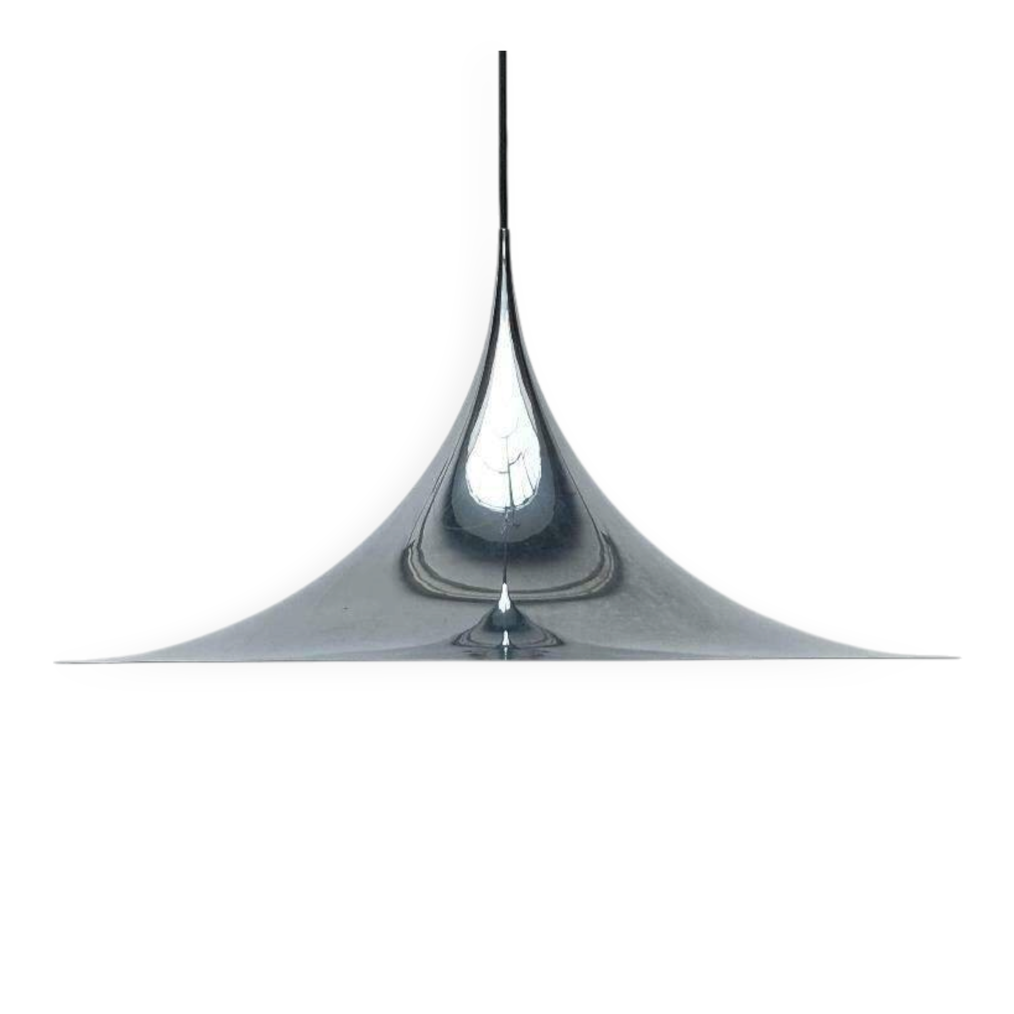 Vintage semi-suspension lamp by Bondrup & Thorup for Fog & Mørup