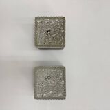 Set of 2 Staff leuchten bubble glass wall lamps , 1970s Germany