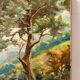 Oil on canvas Roquebrune-Cap-Martin, signed Émile Tatin