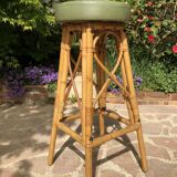 Rattan bar stool