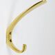 9 vintage brass wall hooks by Herta Baller, Vienna, Austria, 1950s.