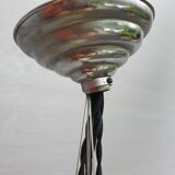 Chandelier 4 glass globes marked Germany Art Deco 1930