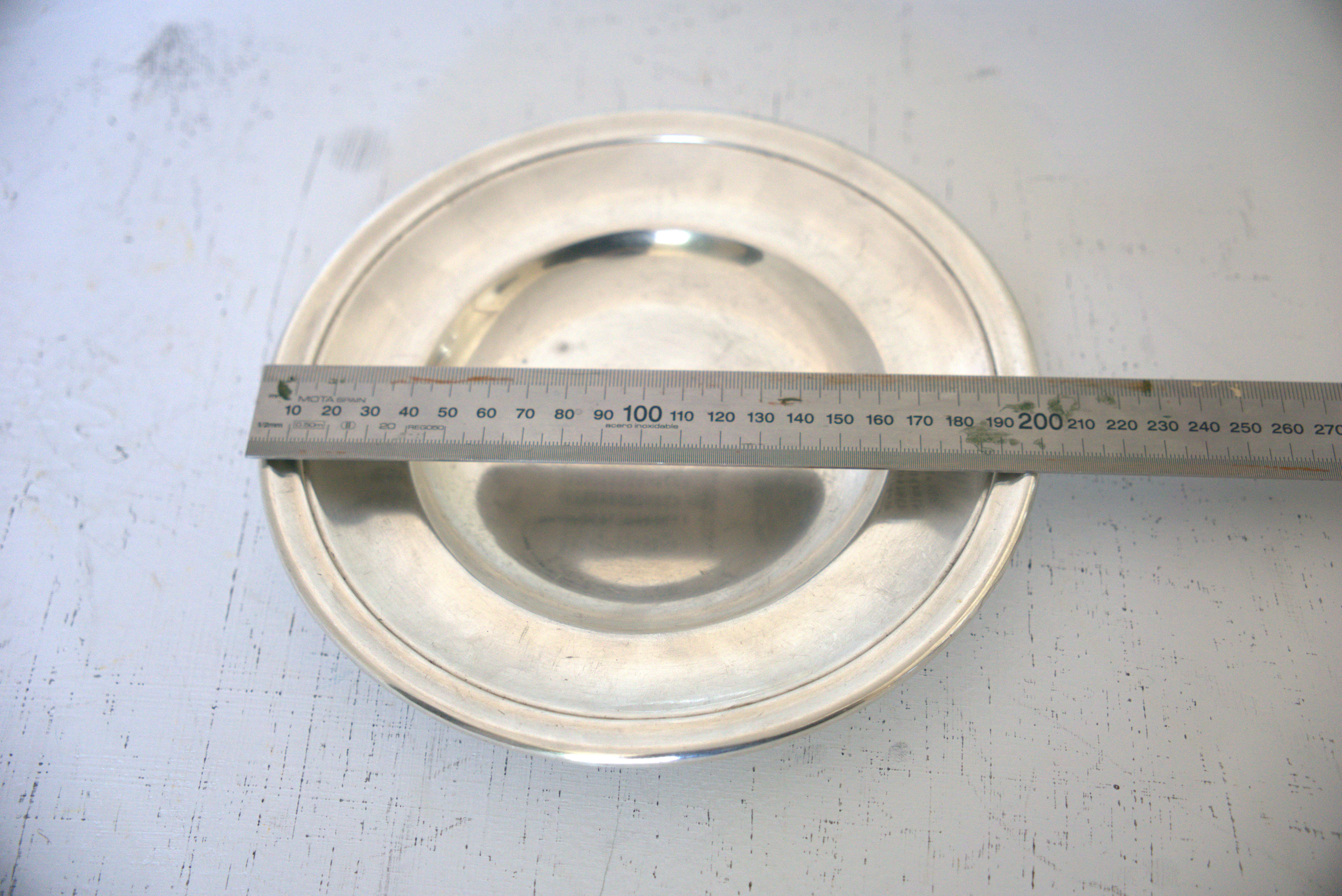 Set of silver-plated serving dishes