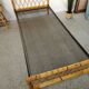 Pair of vintage rattan twin bed