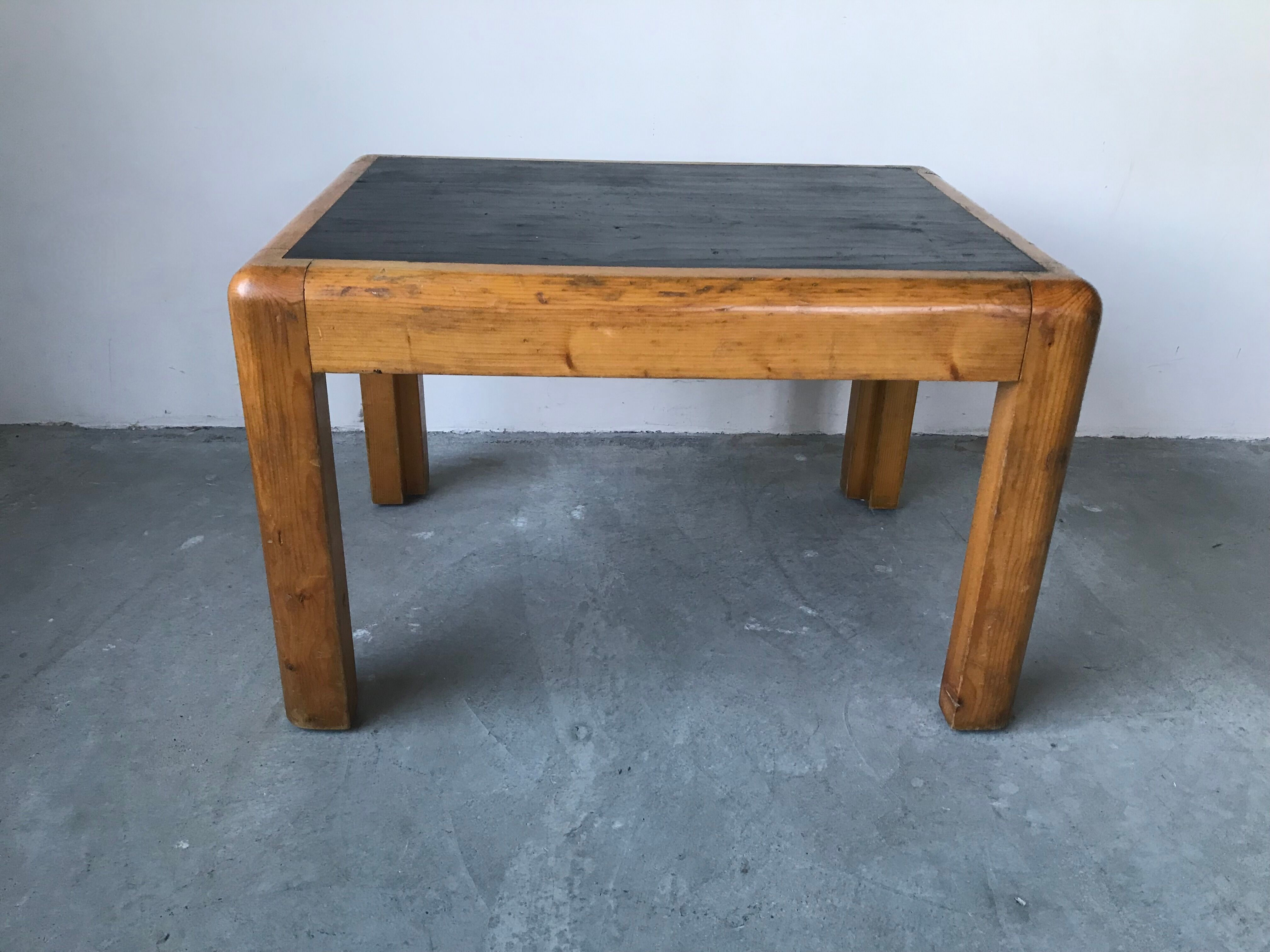 Pine coffee table, circa 1950